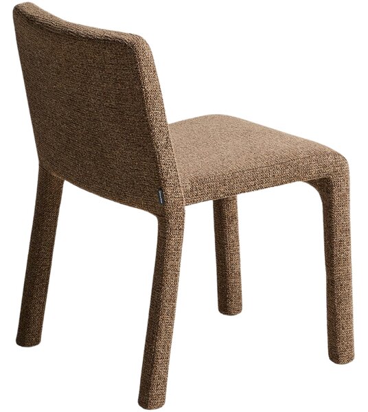 Kave Home Hnědá čalouněná jídelní židle Loria