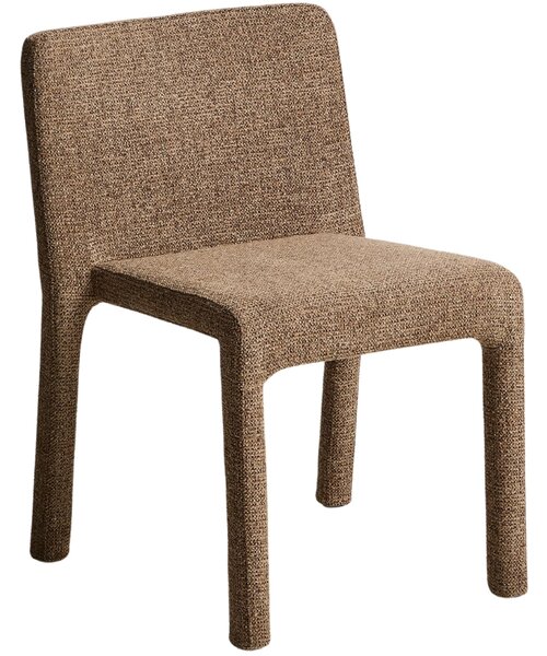 Kave Home Hnědá čalouněná jídelní židle Loria