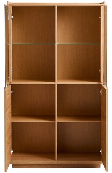 Kave Home Dubová vitrína Onix 170 x 100 cm