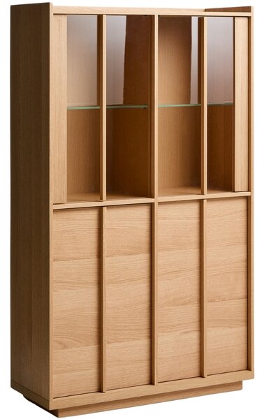 Kave Home Dubová vitrína Onix 170 x 100 cm