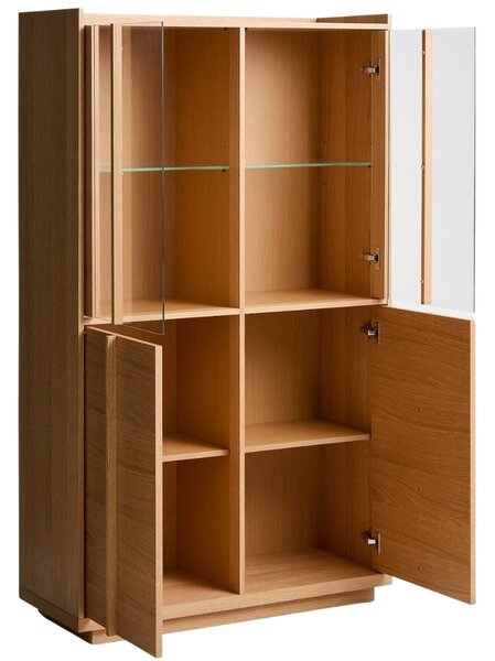 Kave Home Dubová vitrína Onix 170 x 100 cm