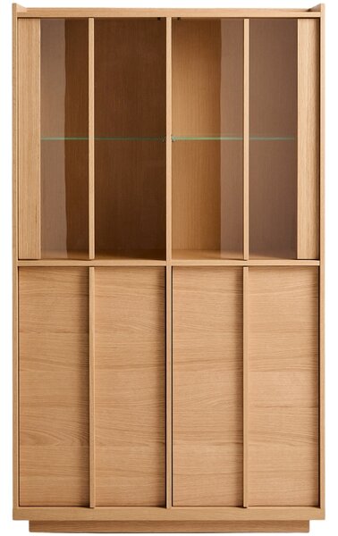 Kave Home Dubová vitrína Onix 170 x 100 cm