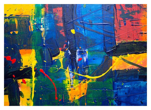 Skleněný obraz - Abstrakce (70x50 cm)