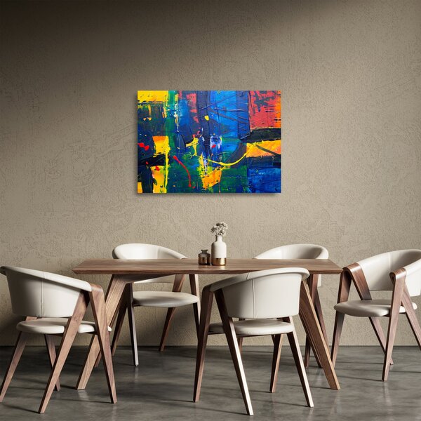 Skleněný obraz - Abstrakce (70x50 cm)
