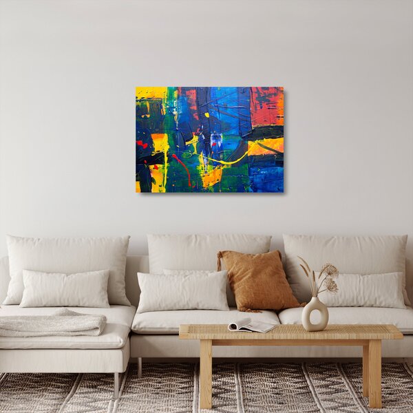 Skleněný obraz - Abstrakce (70x50 cm)