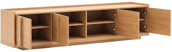 Kave Home Dubový TV stolek Onix 200 x 40 cm