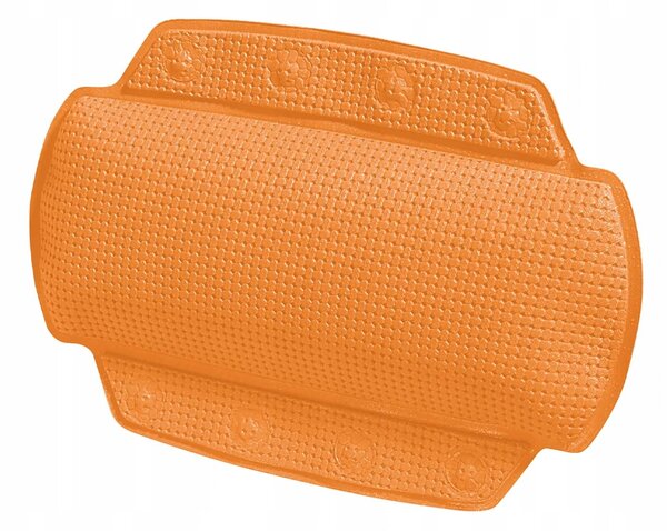 Spirella polštář do vany ALASKA, oranžová, PVC, 32 x 23 cm