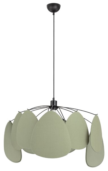 -25 % Dny MOMENTI– Nova Luce Zelené závěsné světlo Olina 70 cm