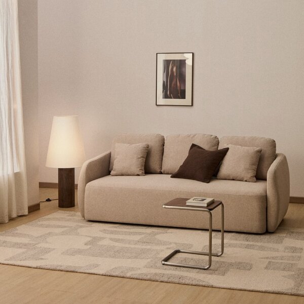 Kave Home Béžová rozkládací pohovka Laira 218 cm