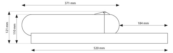 DCW éditions ISP LED stolní svítidlo ČernáPřírodní