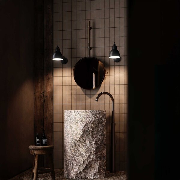 DCW éditions Lampe Gras N°104 E27 koupelnové svítidlo IP44 Bílá matnáII