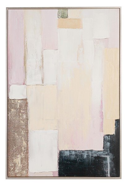 Tištěný/s ručně malovanými prvky obraz s rámem/na plátně 80x120 cm Meldert – Yes Everyday