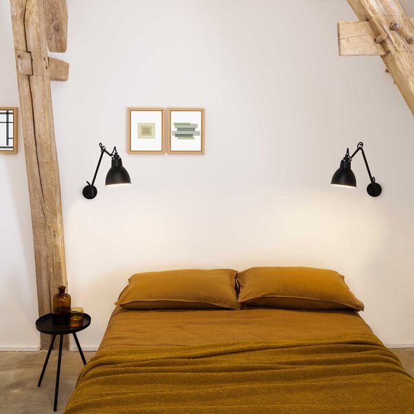 DCW éditions Lampe Gras N°122 E27 nástěnné svítidlo Černá Měď