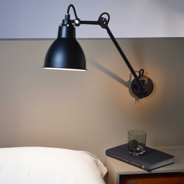 DCW éditions Lampe Gras N°122 E27 nástěnné svítidlo Černá Měď