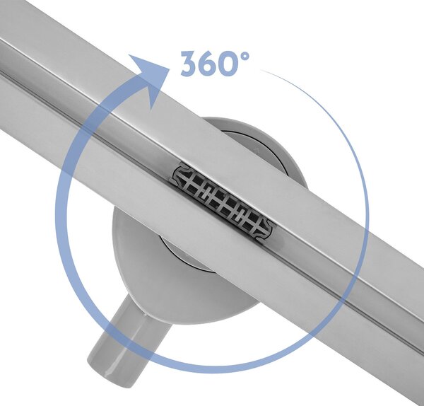 Odtokový žlab Rea FILO Nickel Brush 60