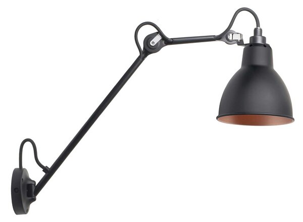 DCW éditions Lampe Gras N°122 E27 nástěnné svítidlo Černá Měď