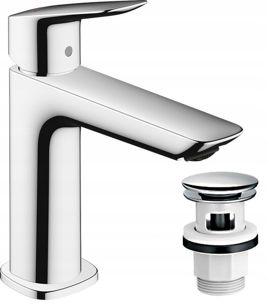 Umyvadlová baterie 110 Fine s Push-Open zátkou HANSGROHE Logis 71252000