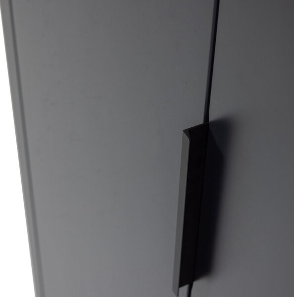 -25 % Dny MOMENTI– WOOOD Černá dřevěná komoda Gunnar 85 x 39 cm