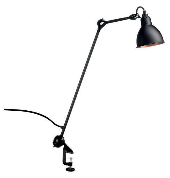 DCW éditions Lampe Gras N°201 E14 stolní svítidlo s klipem ČernáKužel