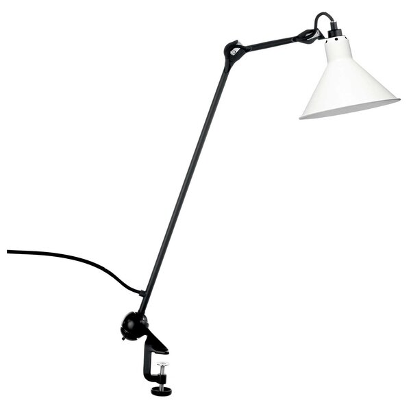 DCW éditions Lampe Gras N°201 E14 stolní svítidlo s klipem ČernáKužel