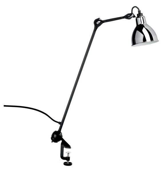 DCW éditions Lampe Gras N°201 E14 stolní svítidlo s klipem ČernáKužel