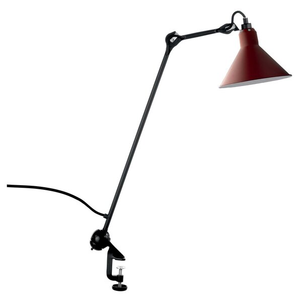 DCW éditions Lampe Gras N°201 E14 stolní svítidlo s klipem ČernáKužel