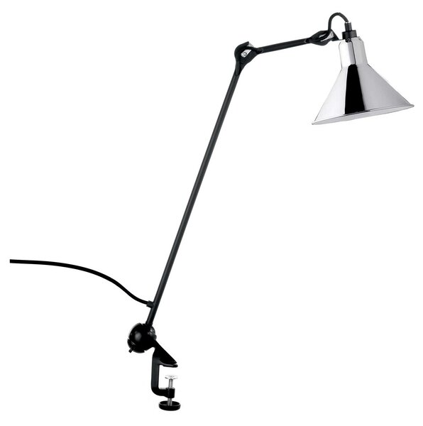 DCW éditions Lampe Gras N°201 E14 stolní svítidlo s klipem ČernáKužel