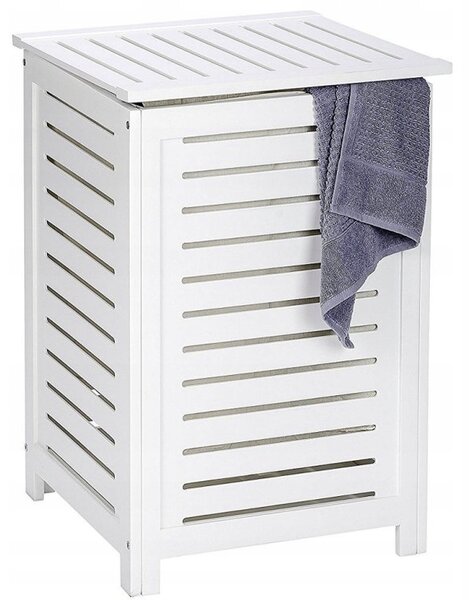 Volně stojící koš na prádlo Wenko 90 l, bílý