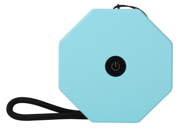 Bílá/tyrkysová přenosná světelná dekorace na USB ø 8 cm Twist – Gingko