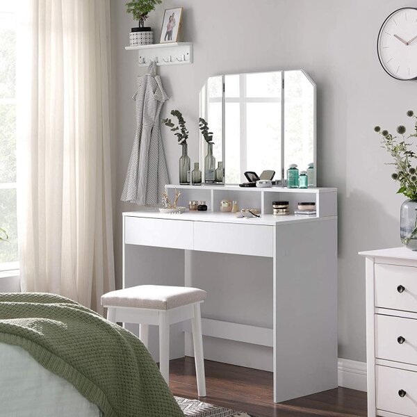 Toaletní stolek se zrcadlem RDT115W01