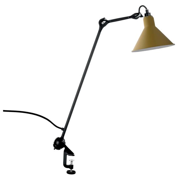 DCW éditions Lampe Gras N°201 E14 stolní svítidlo s klipem ŽlutáKužel