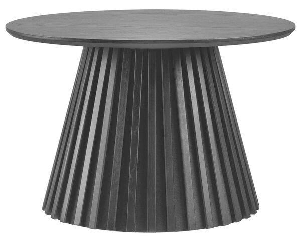 Nordic Living Černý dubový konferenční stolek Osaka 70 cm