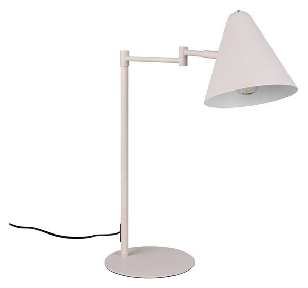 Slonovinová stolní lampa s ohybatelnou konstrukcí (výška 50,5 cm) Cosima – Trio