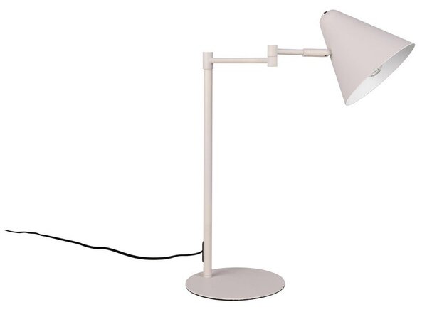 Slonovinová stolní lampa s ohybatelnou konstrukcí (výška 50,5 cm) Cosima – Trio