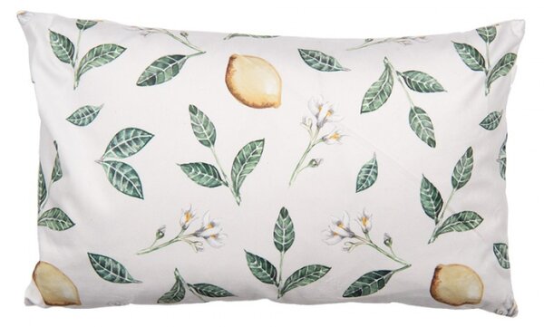 Béžový dekorativní polštář citrony s výplní Lemons & Leafs