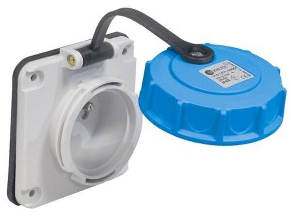 TP electric Vestavná zásuvka s bezpečnostní clonkou 1x16A IP68 3101-377-0900