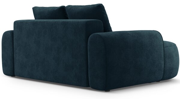 -25 % Dny MOMENTI– Cosmopolitan Design Tmavě modrá sametová dvoumístná pohovka Linz 175 cm