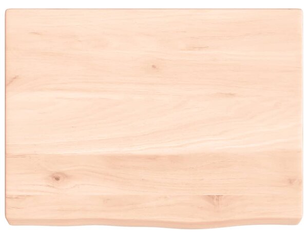 Koupelnová deska 40x30x(2-4) cm neošetřené masivní dřevo 3155994