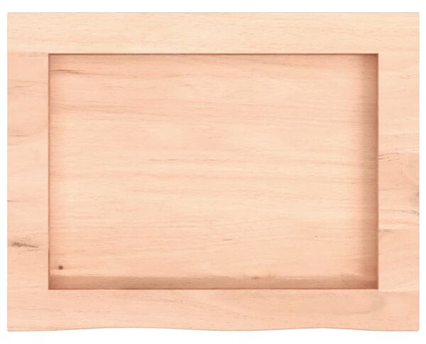 Koupelnová deska 40x30x(2-4) cm neošetřené masivní dřevo 3155994
