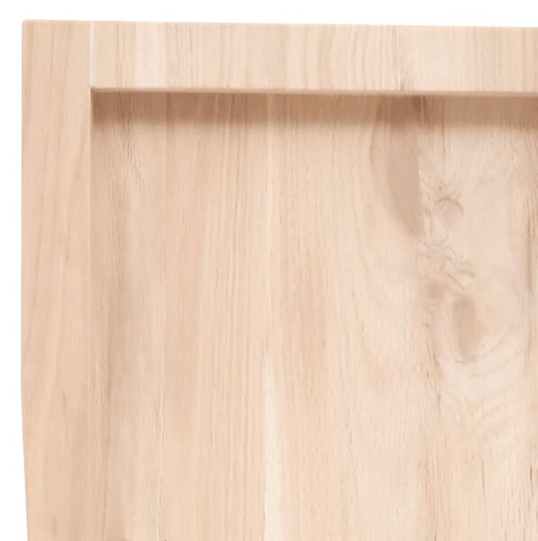 Koupelnová deska 40x30x(2-4) cm neošetřené masivní dřevo 3155994