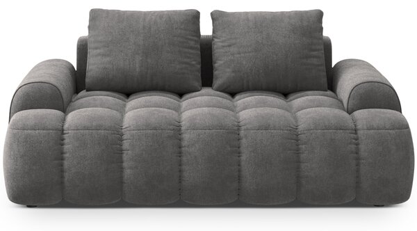 -25 % Dny MOMENTI– Cosmopolitan Design Šedá sametová dvoumístná pohovka Linz 175 cm