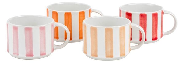 Bílé keramické hrnky v sadě 4 ks na espresso 180 ml Franca – Leopold Vienna