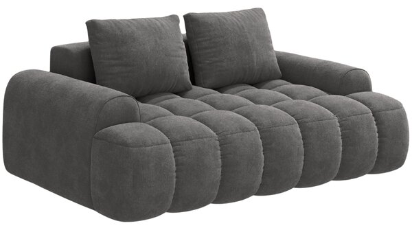 -25 % Dny MOMENTI– Cosmopolitan Design Šedá sametová dvoumístná pohovka Linz 175 cm