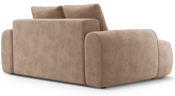 -25 % Dny MOMENTI– Cosmopolitan Design Tmavě béžová sametová dvoumístná pohovka Linz 175 cm