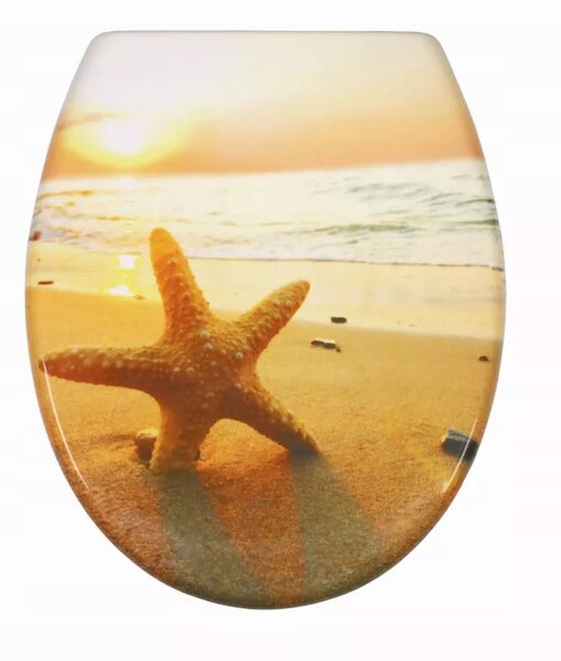 WC sedátko Schütte Sea Star, vícebarevné, duroplast