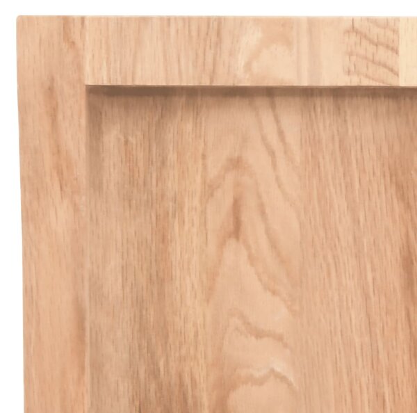 Koupelnová deska hnědá 40x40x(2-4) cm ošetřený masivní dřevo 3156093