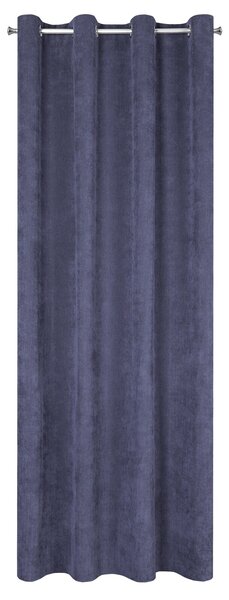 ZATEMŇOVACÍ ZÁVĚS NA KROUŽCÍCH JULIE 140X250 CM TMAVĚMODRÁ