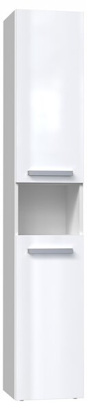Koupelnová skříňka NEL I 31x30xV174 bílá lesk TOP E SHOP