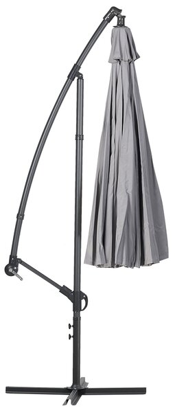 Stojací slunečník 268 cm CALABRIA II Tmavě šedá