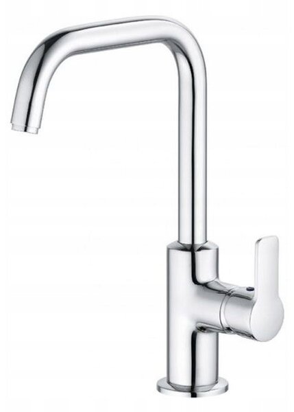 Stojánková umyvadlová baterie Kludi Pure&Easy, stříbrná
